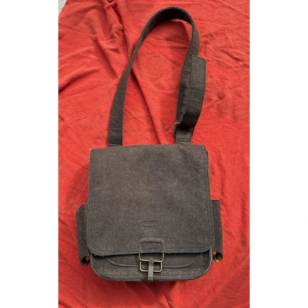 Sons of Trade Wool Canvas Diaper Bag Messenger Shoulder Bag Unisex